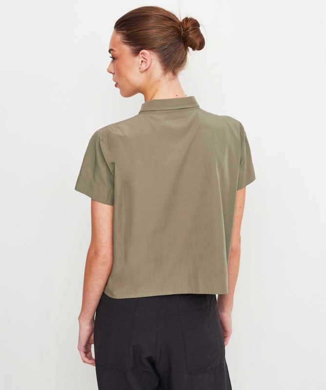 Lurdes Bergada Short Sleeved Stitch Shirt
