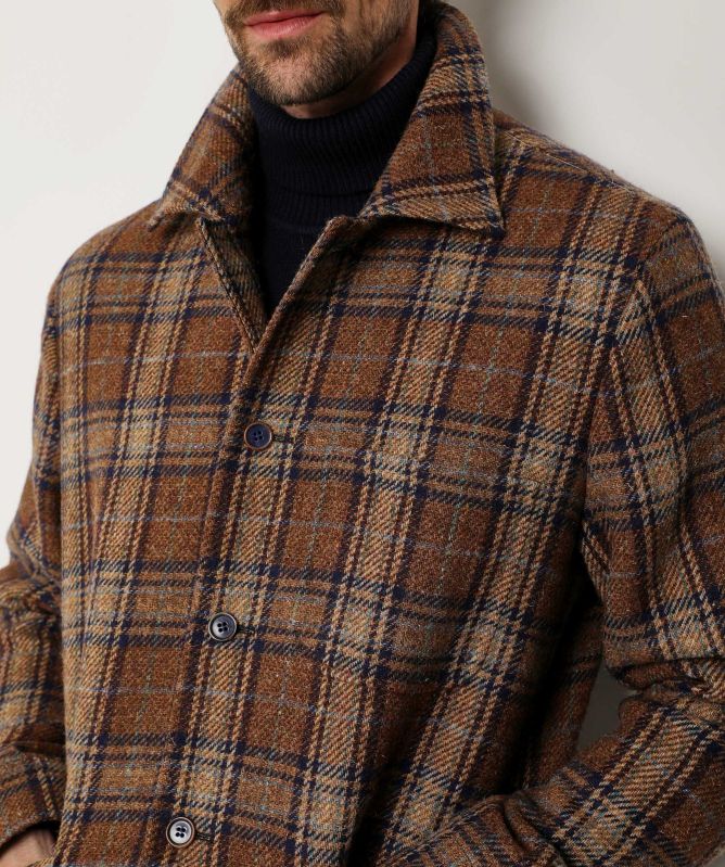 J. Blades Wool Check Overshirt