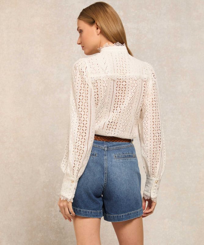 Holland Cooper Utility Denim Shorts