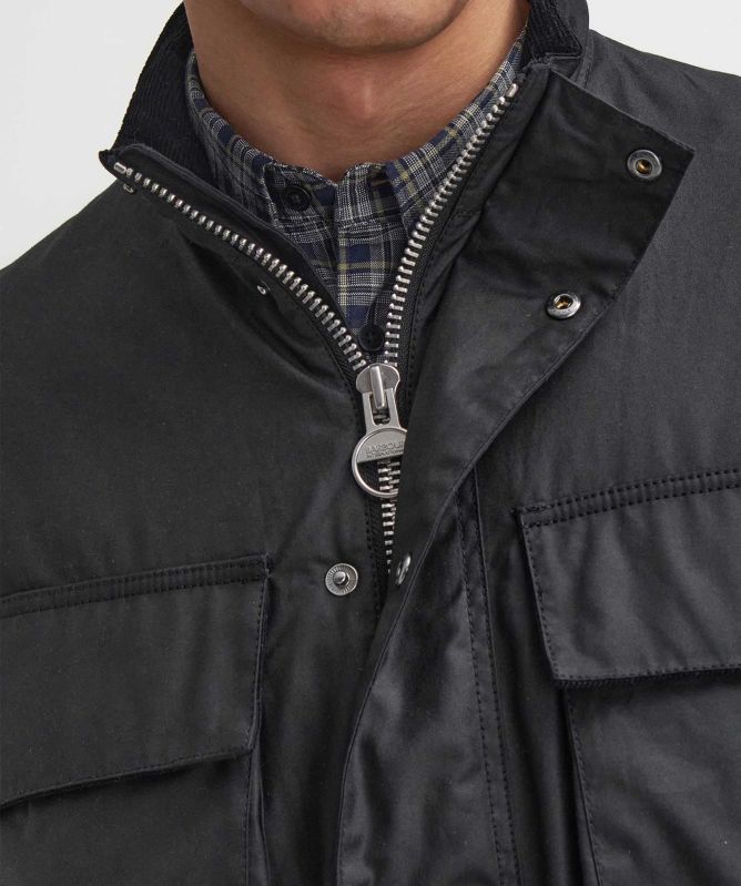 Barbour International Waxed Brunton Jacket