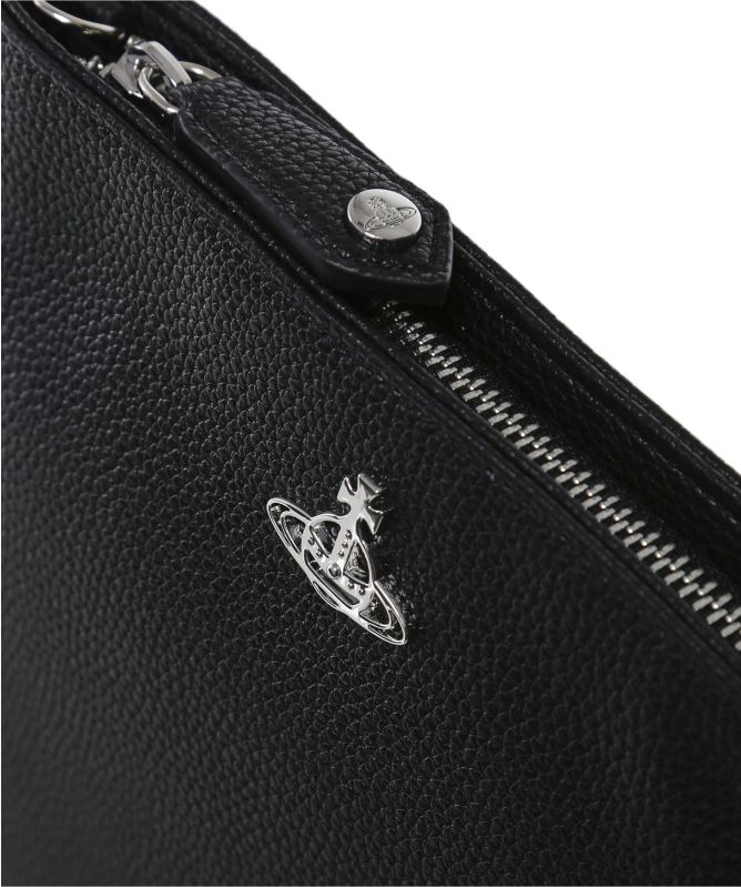 Vivienne Westwood Black Johanna Vegan Crossbody Bag Jules B