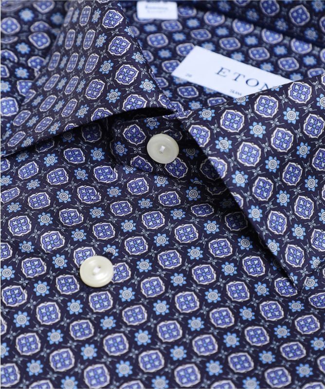 Eton Slim Fit Medallion Shirt