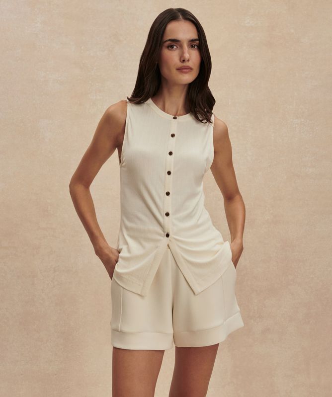 Varley Latia Button-Through Tank