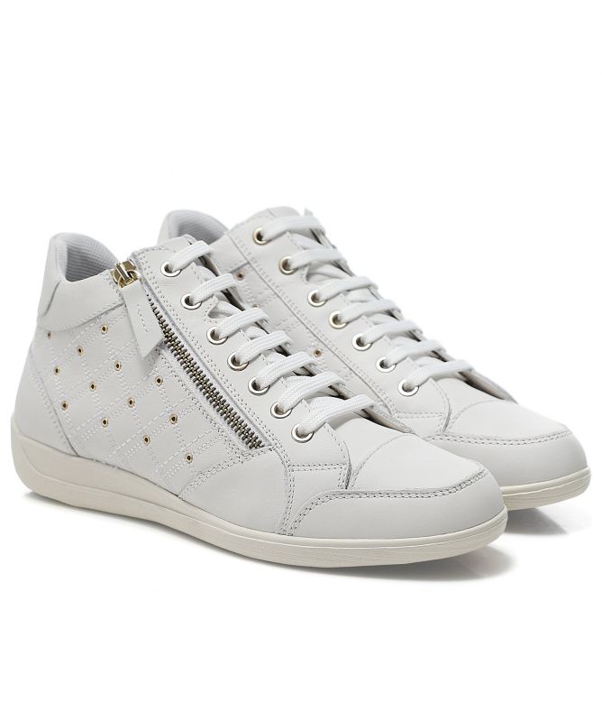 Geox Leather Myria Trainers