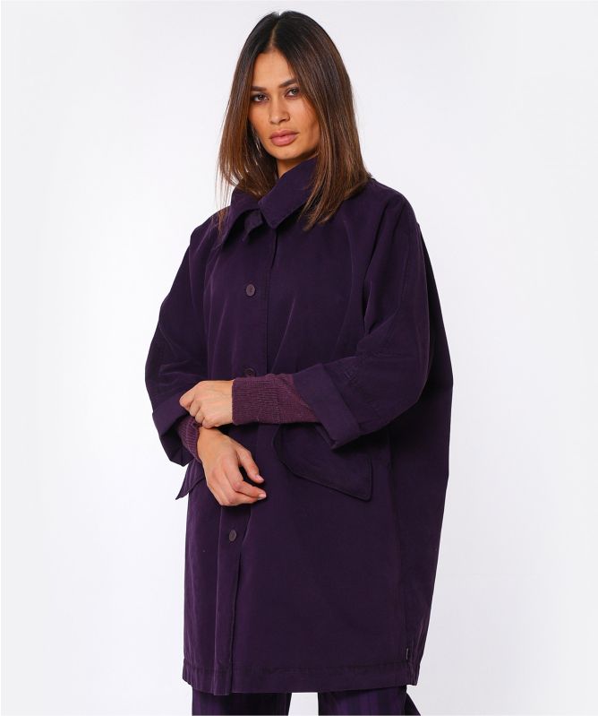 OSKA Bellsaria Brushed Cotton Coat