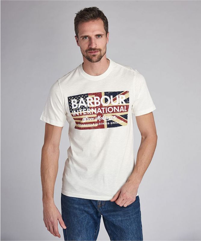 Barbour International SMQ Vintage Flag T-Shirt