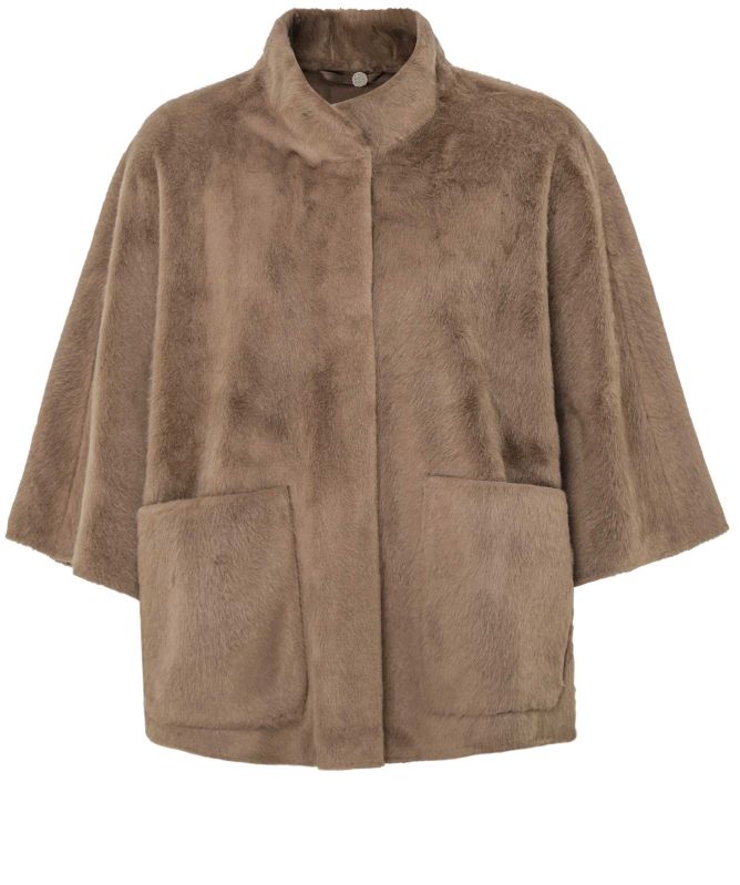 Rino and Pelle Dewi Faux Fur Cape