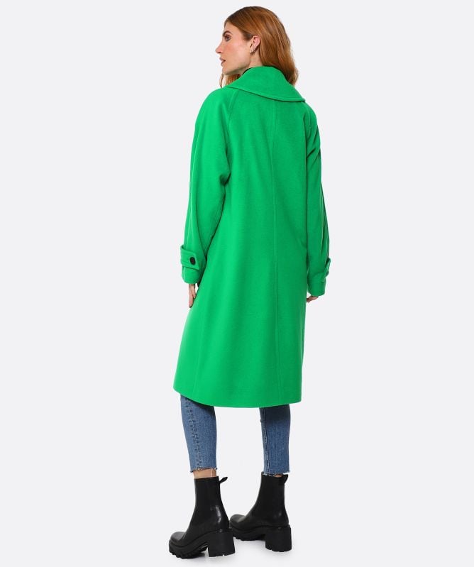 Creenstone Wool Cashmere Cocoon Coat Jules B