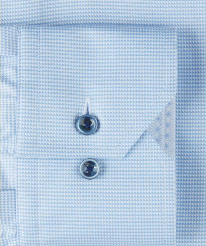 Stenstroms Fitted Body Micro Pattern Shirt