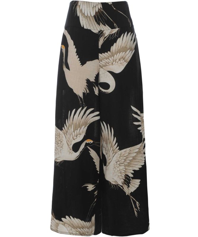 One Hundred Stars Stork Wide Leg Trousers