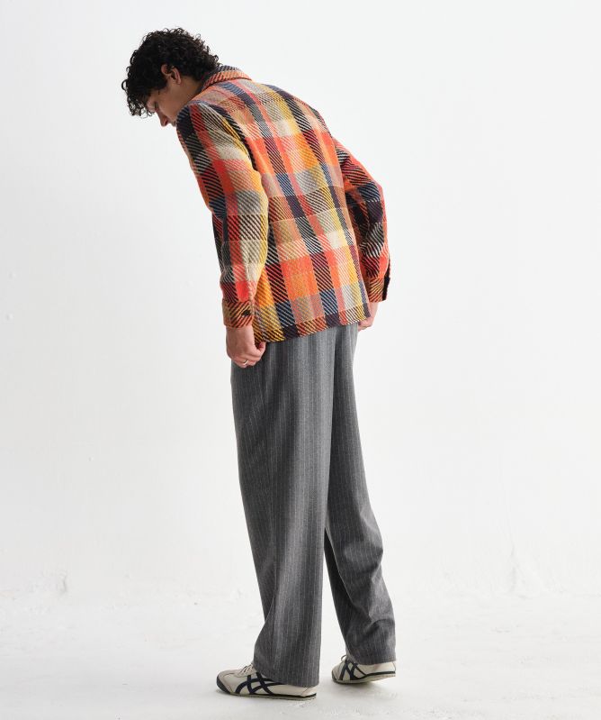 Wax London Check Whiting Overshirt