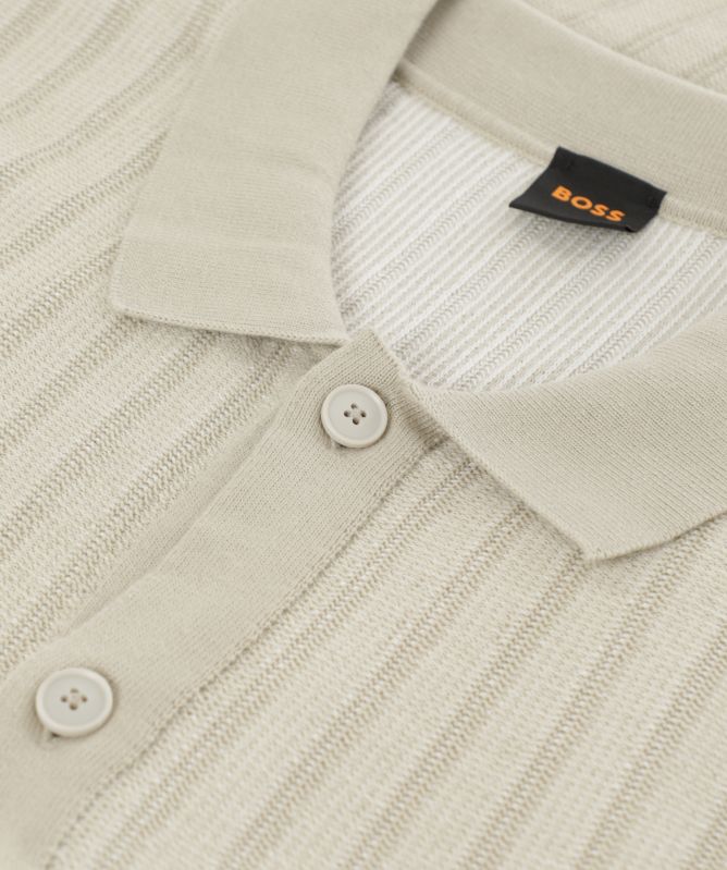 BOSS Kodd Rib-Knit Polo