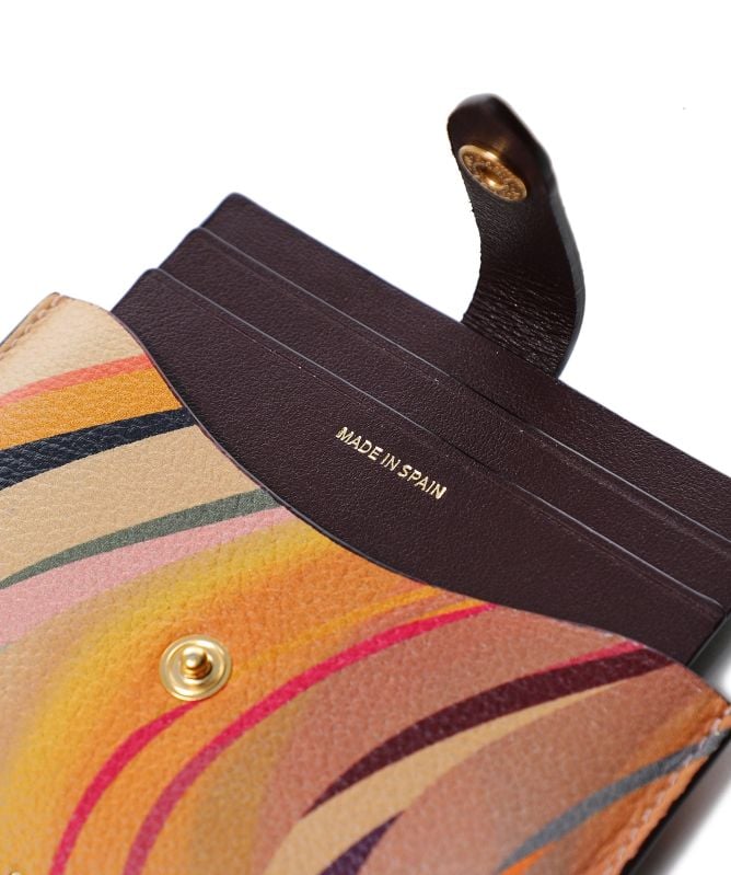 カードケース・名刺入れ Paul Smith Card Holder Dusky Swirl Women's 'Dusky Swirl' Leather Pull-Out Card Holder