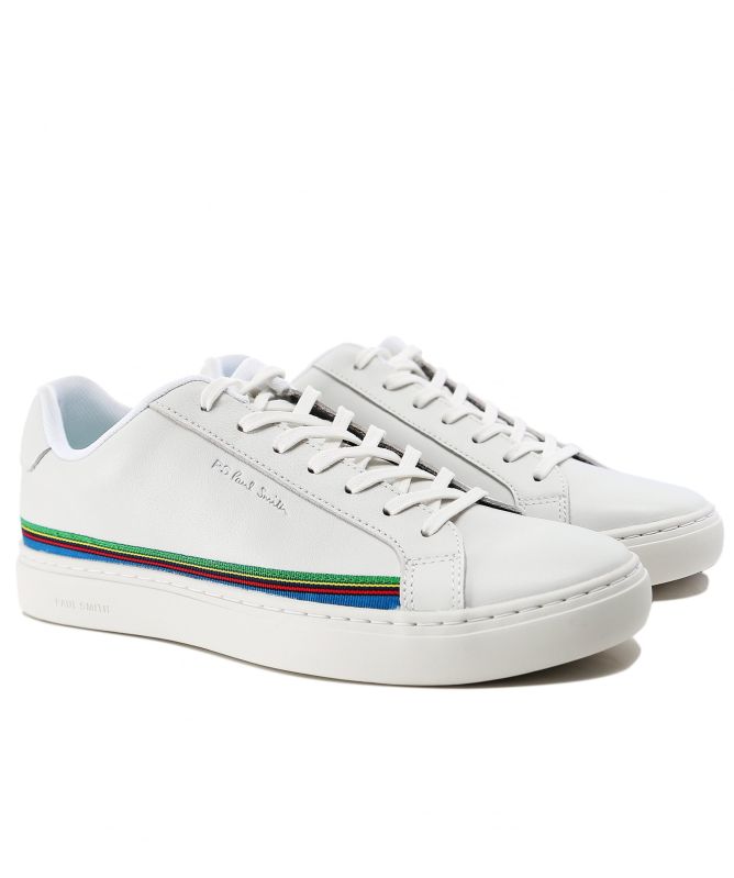 Paul Smith Leather Striped Foxing Rex Trainers