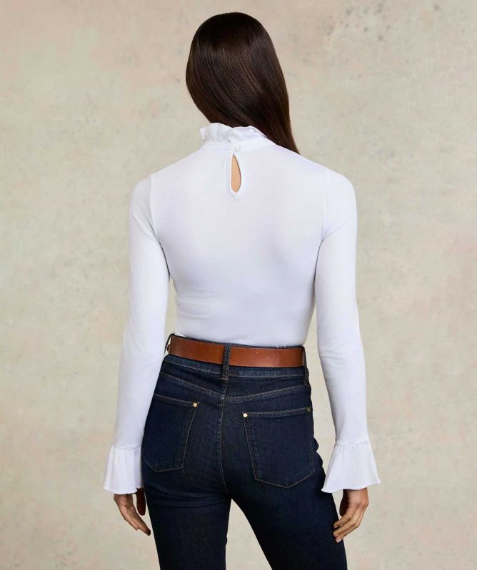 Holland Cooper High Rise Flared Jeans