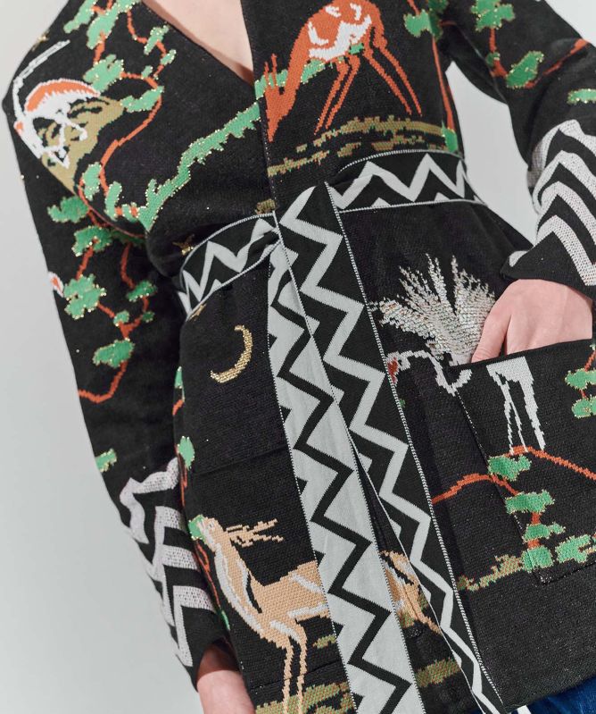 Hayley Menzies Memories of Utopia Jacquard Cardigan | Jules B