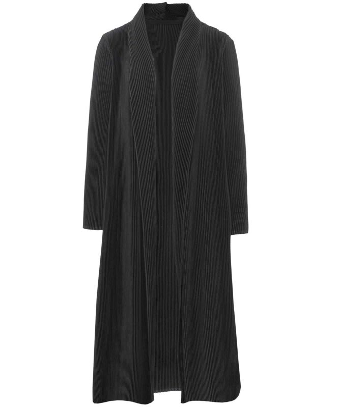 Thanny Pleated Long Duster Coat