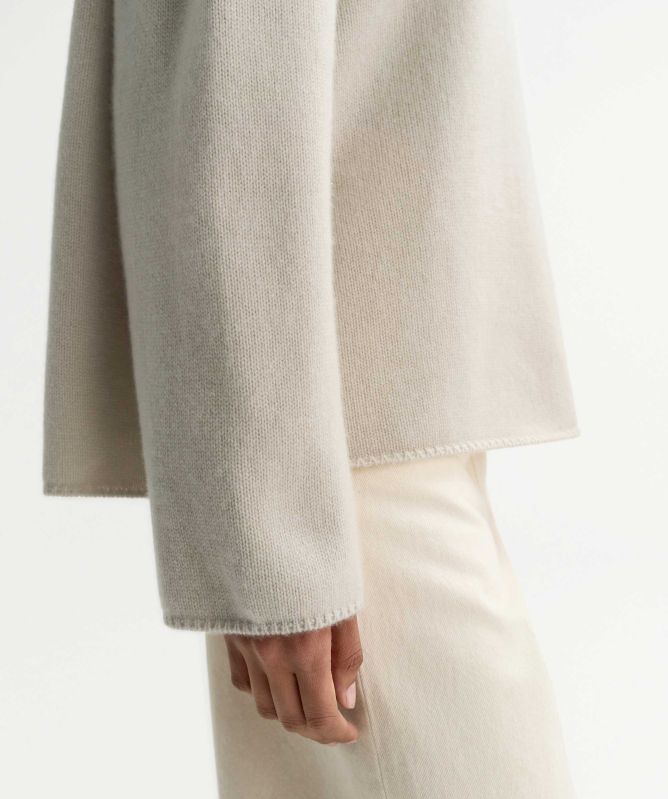 Soft Goat Relaxed Crew Neck Jumper