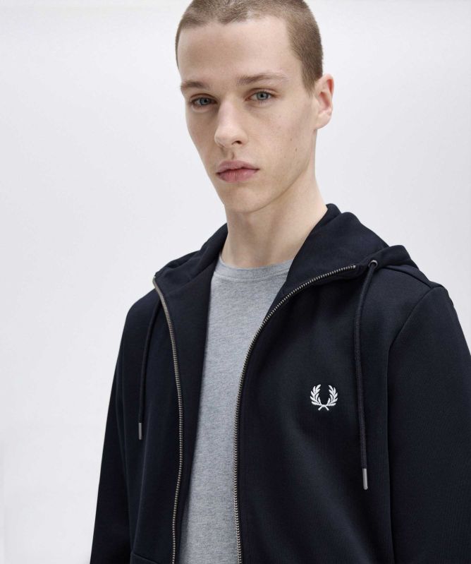 Fred Perry Zip-Through Hooded Sweatshirt