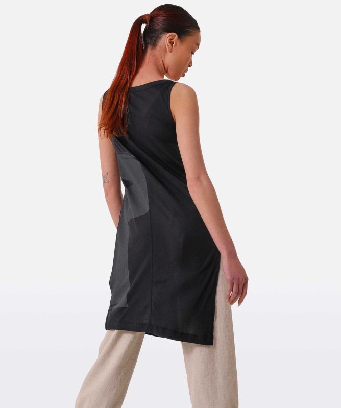 Lurdes Bergada Cotton Blend Paint Wash Tunic