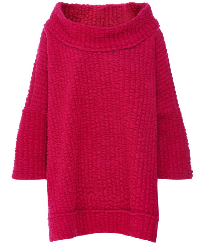 Thanny Oversized Textured Wool Blend Jumper