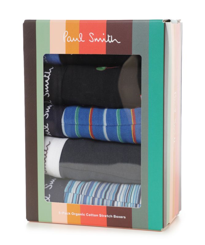 Paul Smith Striped Boxers Five Pack