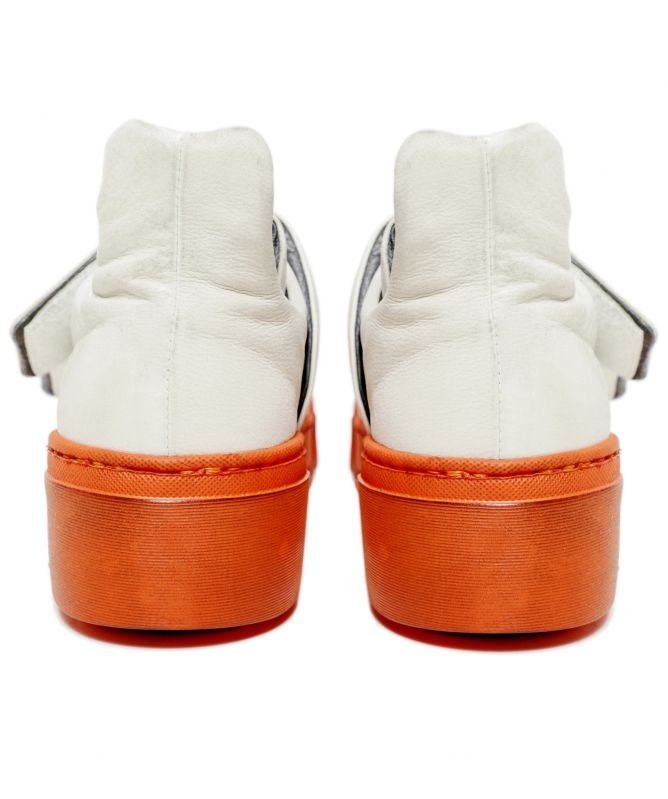 Lofina Leather Contrast Sole Trainers