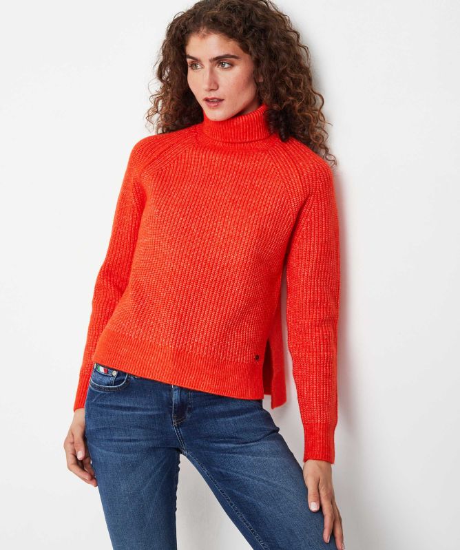 Replay Garment Dyed Roll Neck Jumper