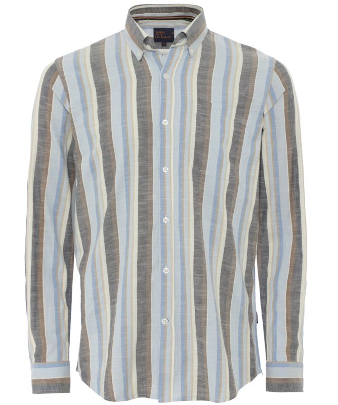 Signal Long Sleeve Stripe Shirt