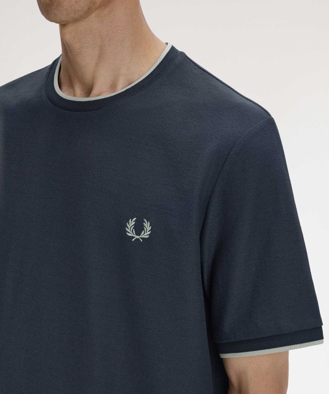 Fred Perry Trim Crepe Pique T-Shirt