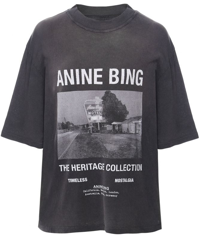 Anine Bing Wes Motel Organic Cotton Tee