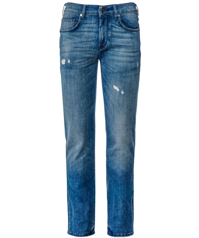 Baldessarini Slim Fit Distressed Jeans