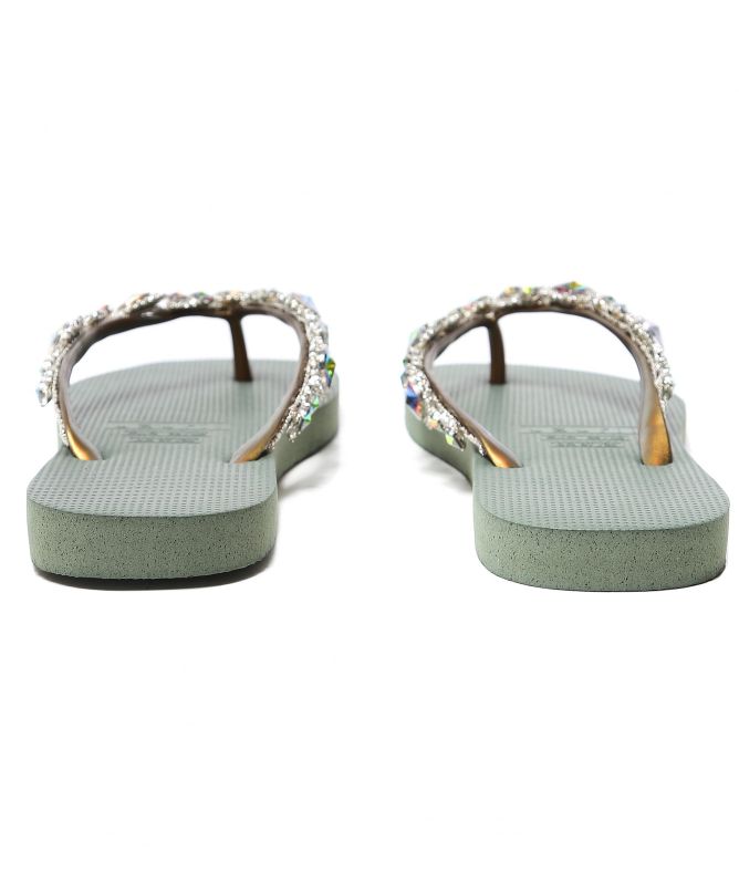 Uzurii Marilyn Crystal Flip Flops