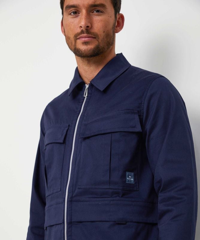 ジャケット・アウター 00s- paul smith zipup shirt jacket italy ジャケット・アウター 00s- paul smith zipup shirt jacket