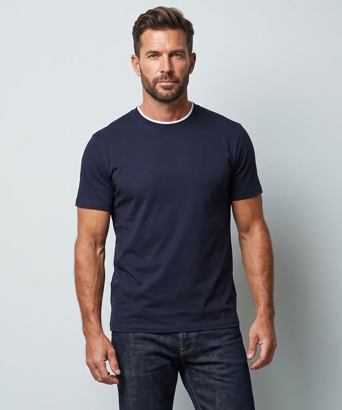 Seinse Contrast Trim Crew T-Shirt