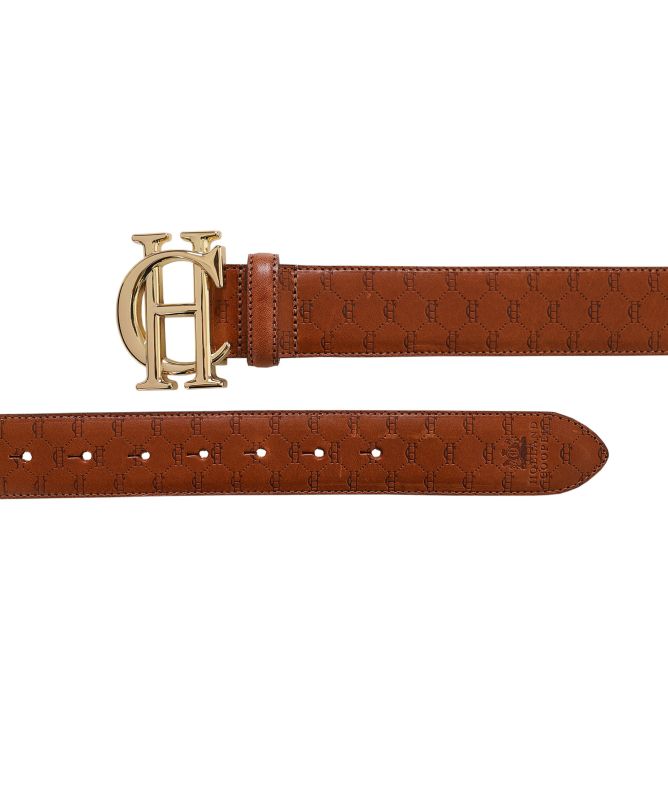 Holland Cooper Leather HC Classic Monogram Belt