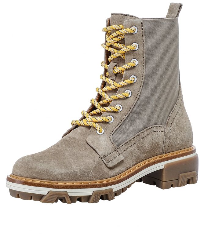 Rag and Bone Beige Shiloh Suede Combat Boots Jules B