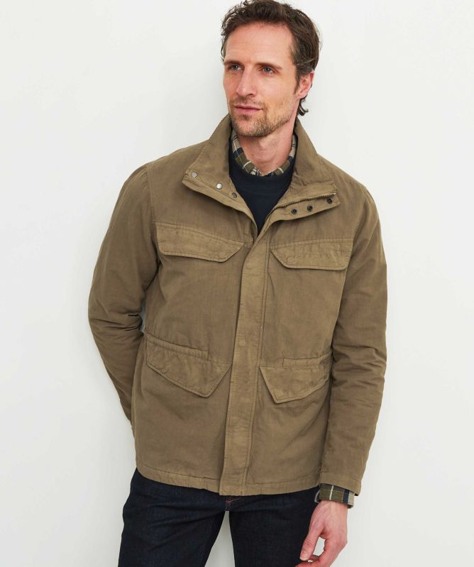 Paul Smith Green Cotton Linen Field Jacket