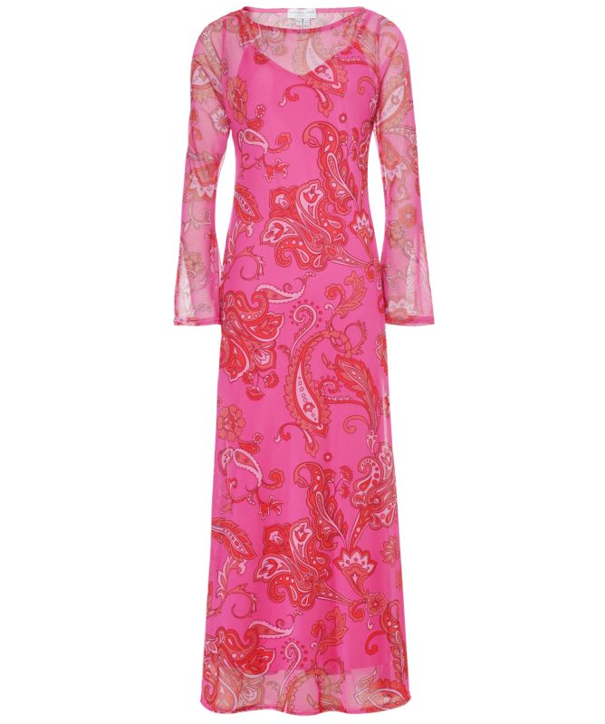 paisley pattern mesh maxi dress Fabulous dress for fabulous weather @nicoleamirandam Paisley Pattern Mesh Maxi Dress Curve & Plus #shopcider #cidercurve #cidergang @shopcider @cidercurve