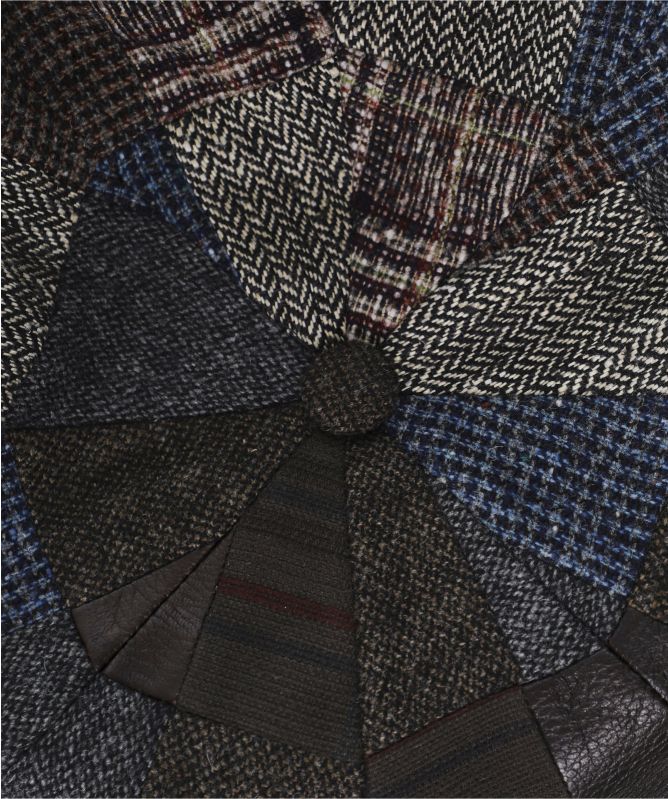 Stetson Silk Blend Patchwork Hatteras Cap