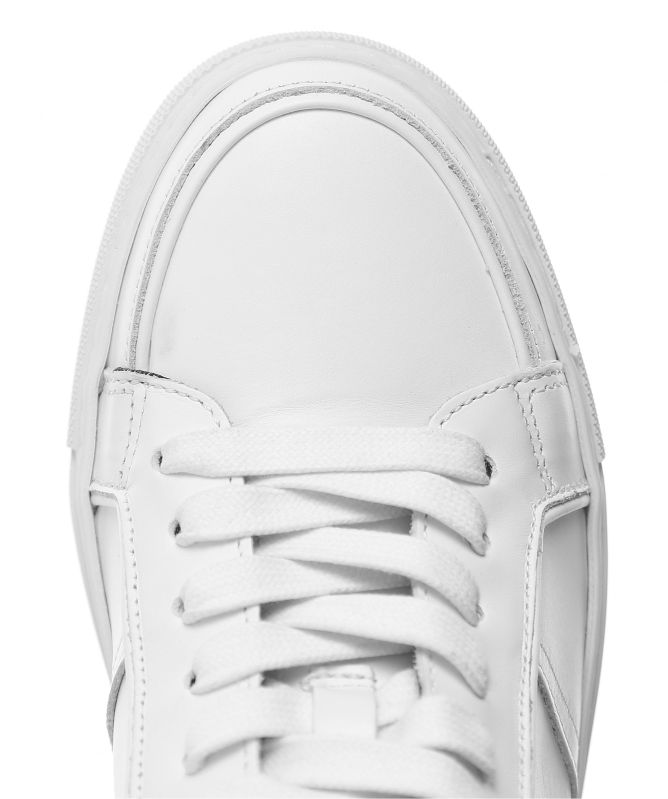 Zadig and Voltaire High Leather Flash Trainers