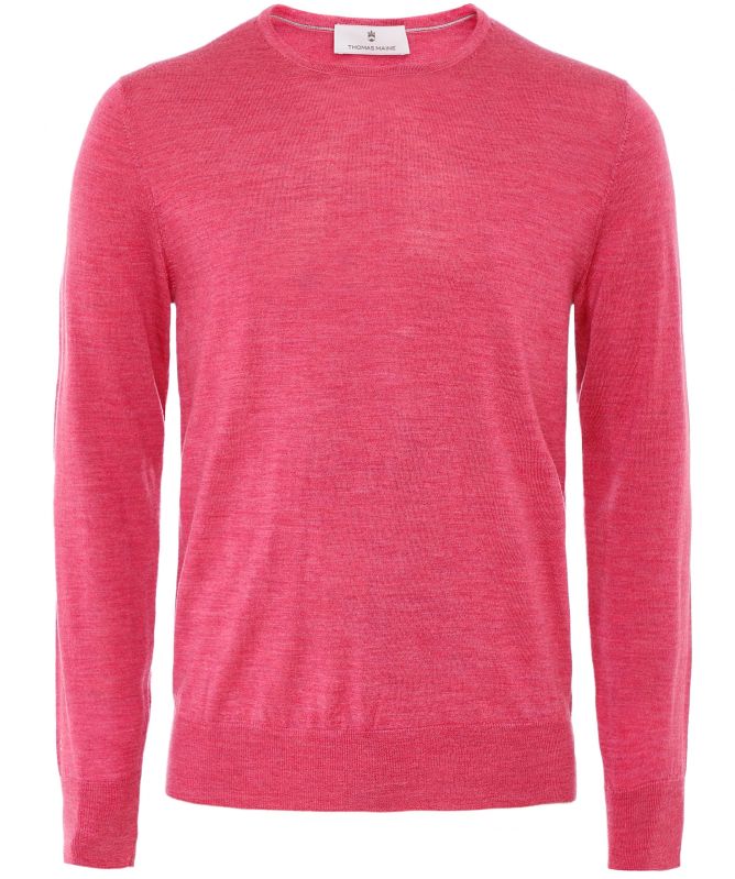 Thomas Maine Merino Wool Crew Neck Jumper