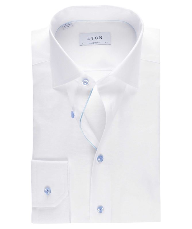 Eton Contemporary Fit Twill Shirt