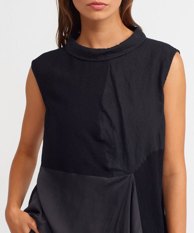 NU London Hemp Asymmetrical Vest