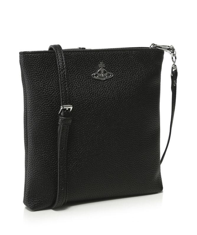 Vivienne Westwood Black Johanna Vegan Crossbody Bag Jules B