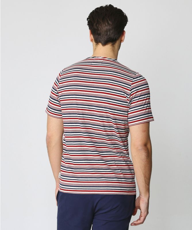 Crew Neck Striped Conduit T-Shirt