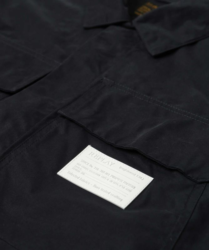 Replay Zip-Through Pocket Overshirt