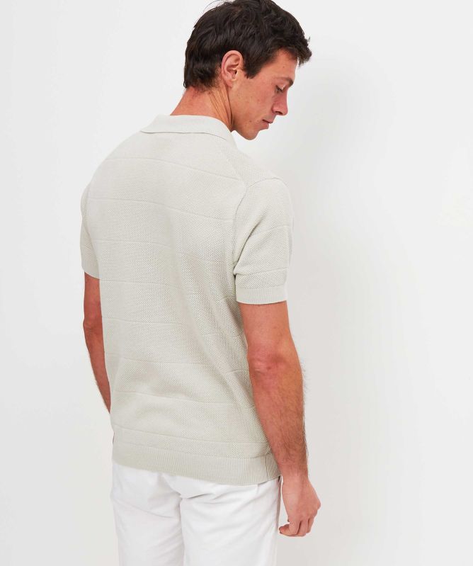Rodd and Gunn Knitted Masons Flat Polo Shirt