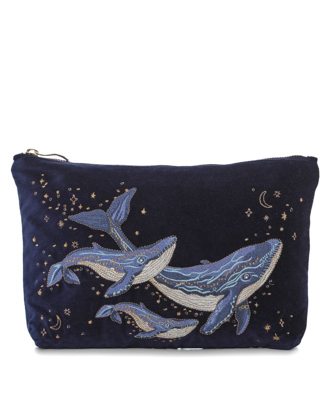 Elizabeth Scarlett Mystical Whale Everyday Pouch