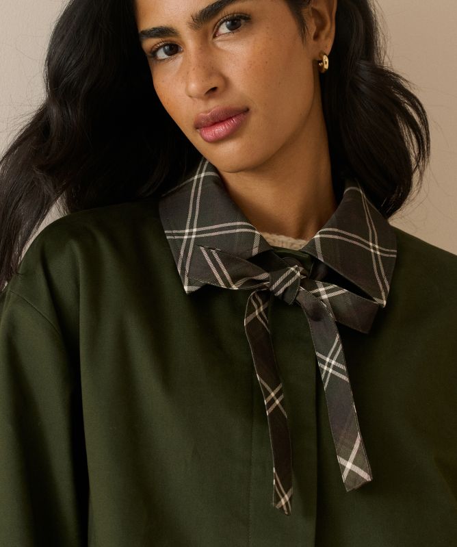 Nobody's Child Tartan Trim Country Jacket